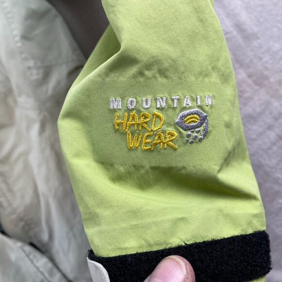 Mountain Hard Wear Women's Conduit Jacket Size 10 Lime Green Full Zip Outdoors - Picture 4 of 9